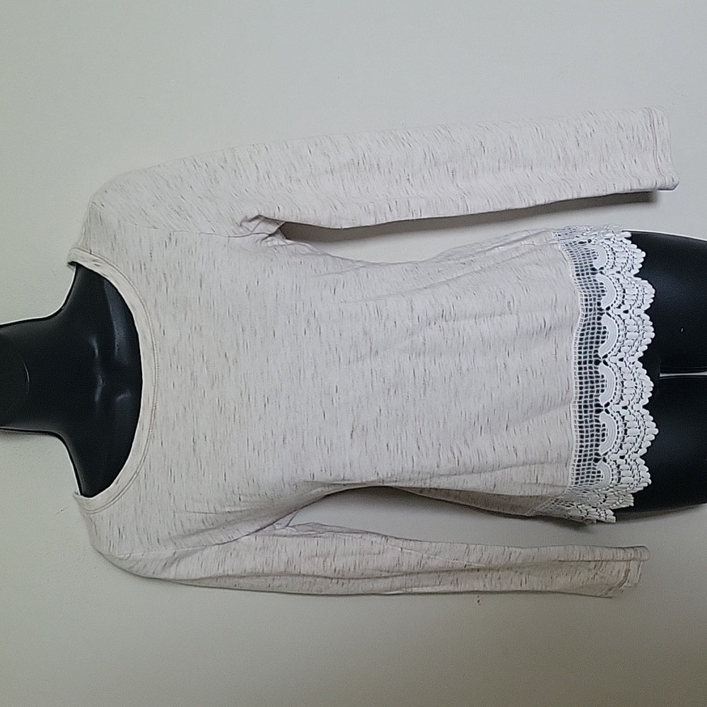 Chip & Pepper Sweatshirt with Crochet Detail